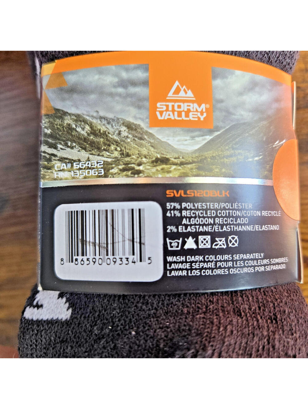 Storm Valley Recycled Cotton Performance Boot Socks Womens Size 5-9 4 Pairs New - Picture 5 of 5